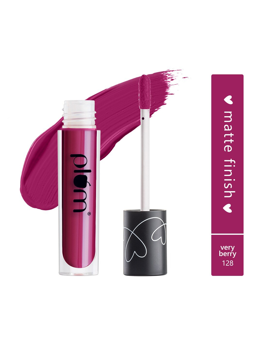 

Plum Matte In Heaven Liquid Lipstick 4.5 ml - Very Berry 128, Purple