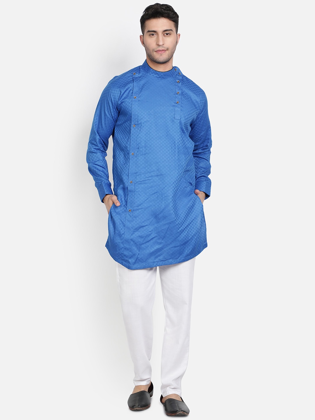 

Armaan Ethnic Men Blue Kurta