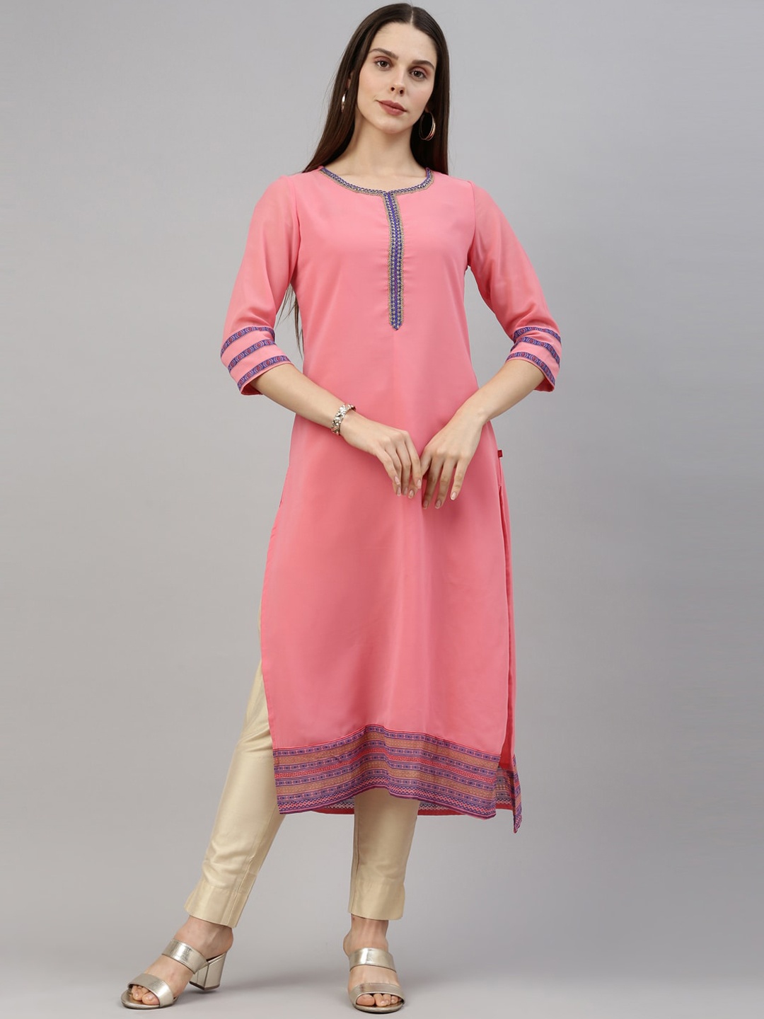 

Marcia Women Pink Kurta