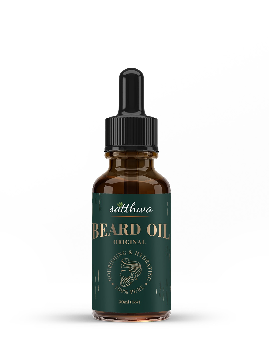 

Satthwa Men Original Beard Oil - 30 ml, Green