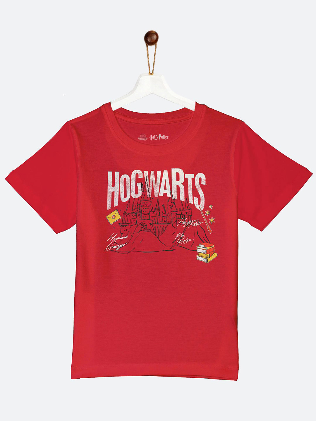 

YK Warner Bros Boys Red Printed T-shirt