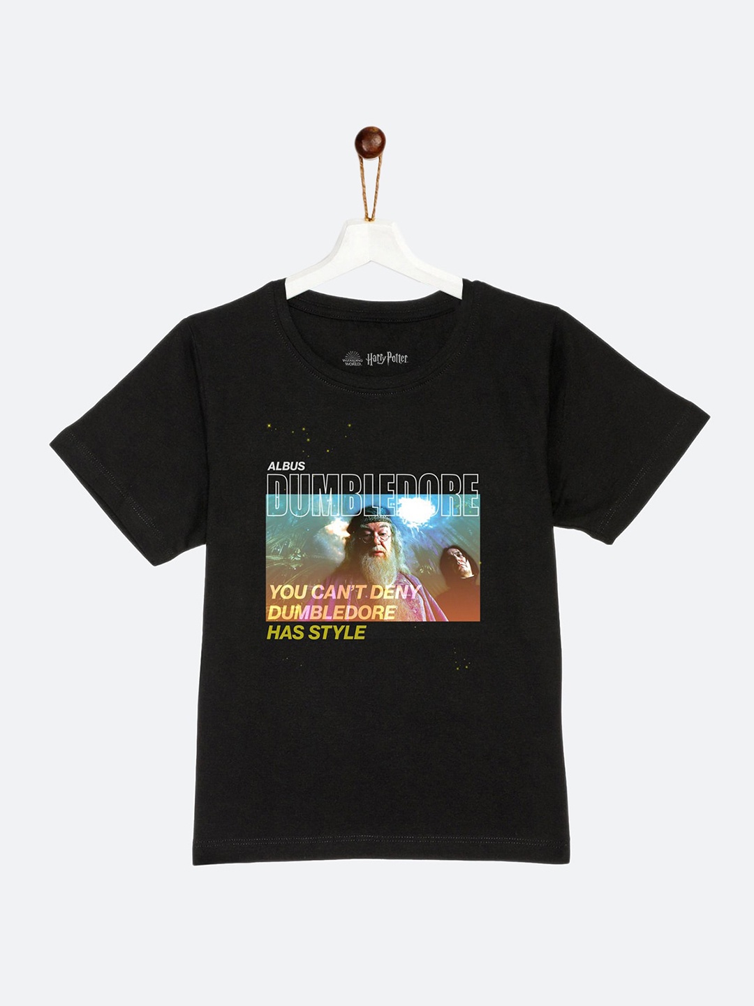 

YK Warner Bros Boys Black Harry Potter Printed T-shirt