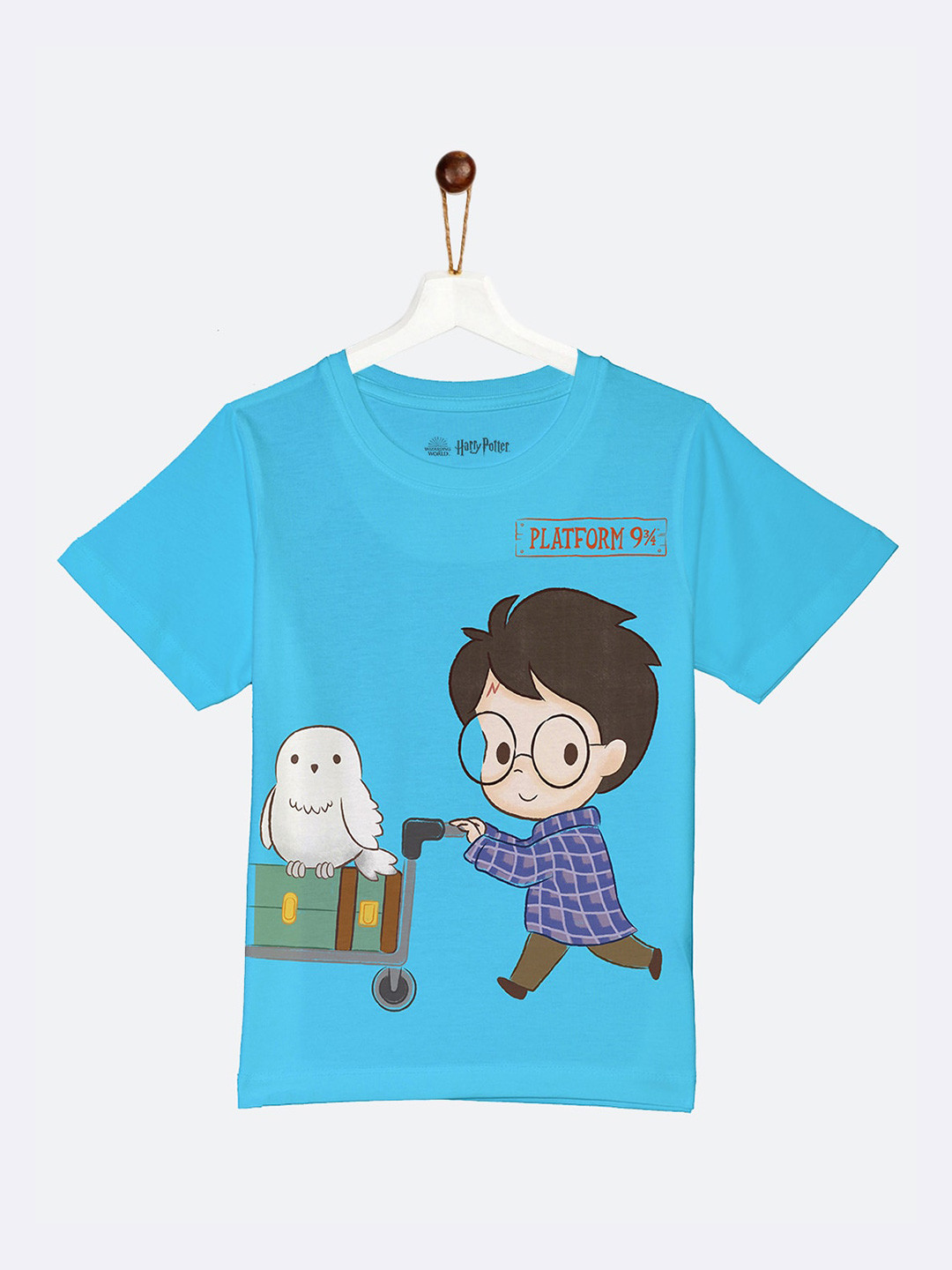 

YK Warner Bros Boys Blue Printed T-shirt