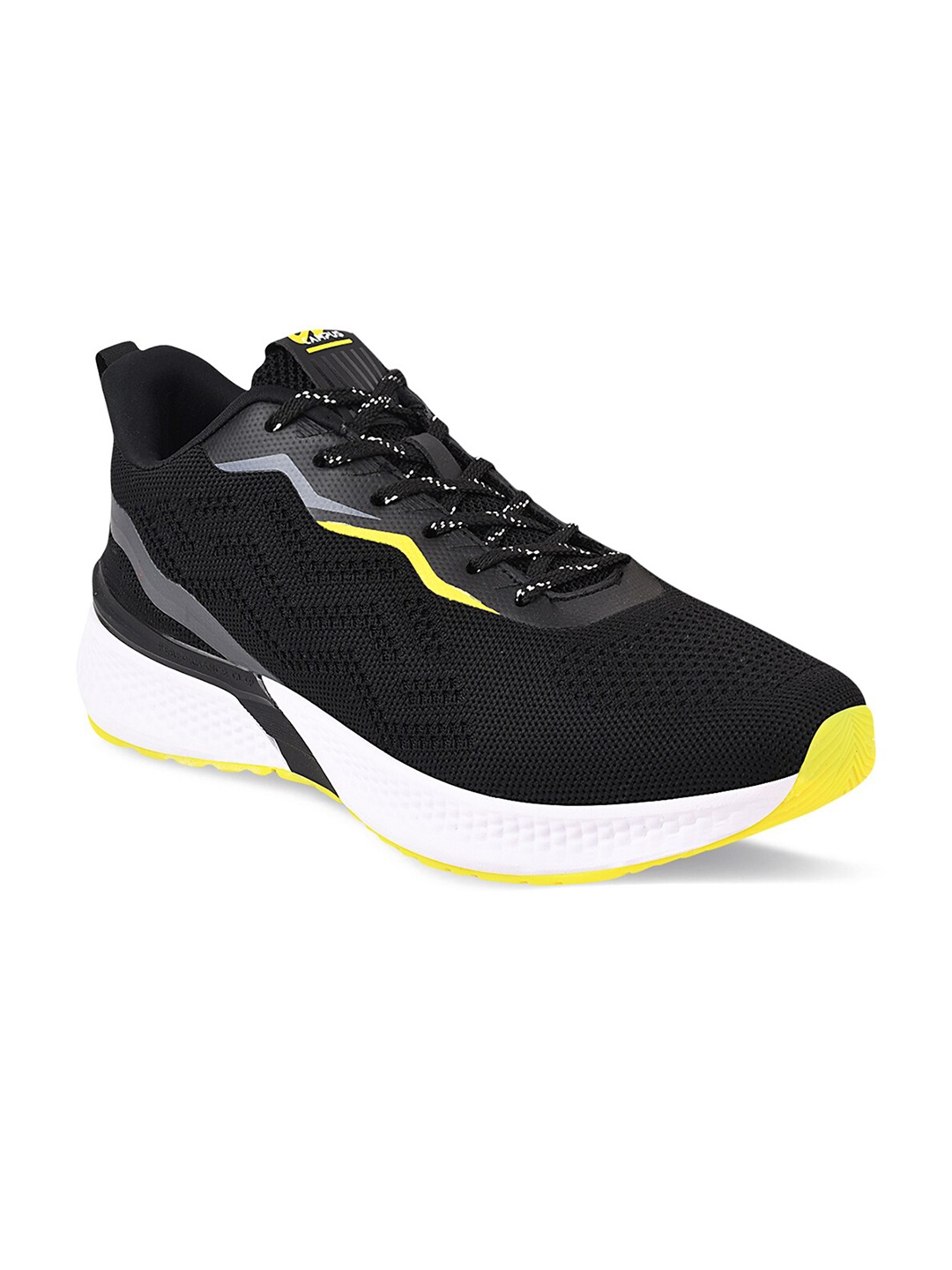 

Campus Men Black Mesh Running Shoes