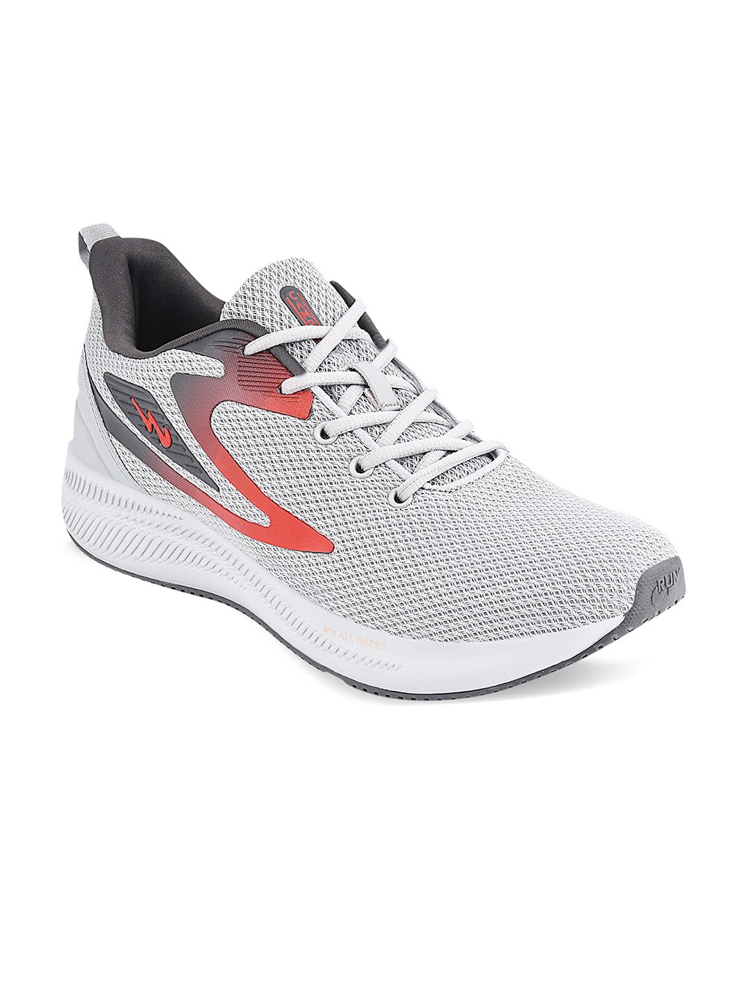 

Campus Men Grey Mesh Running Shoes