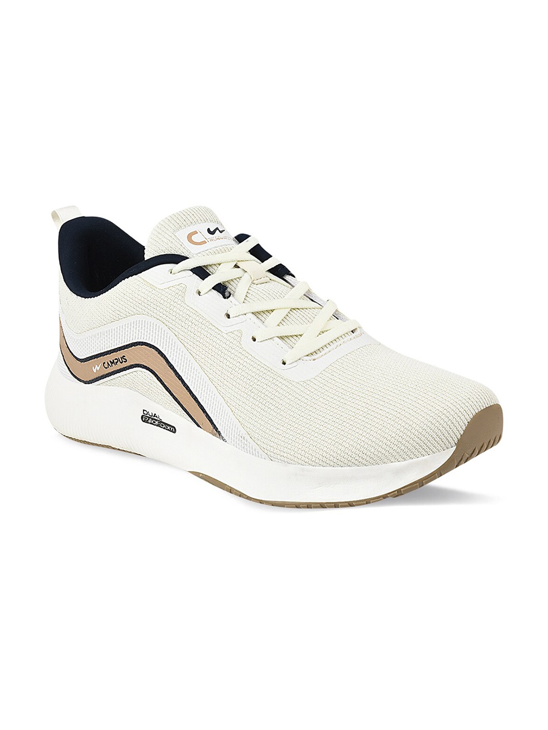 

Campus Men Off White Mesh Digo Running Shoes