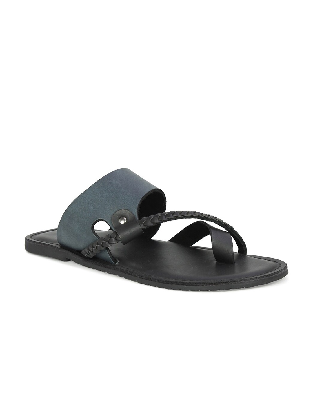 

PRIVO by Inc.5 Men Black Comfort Sandals