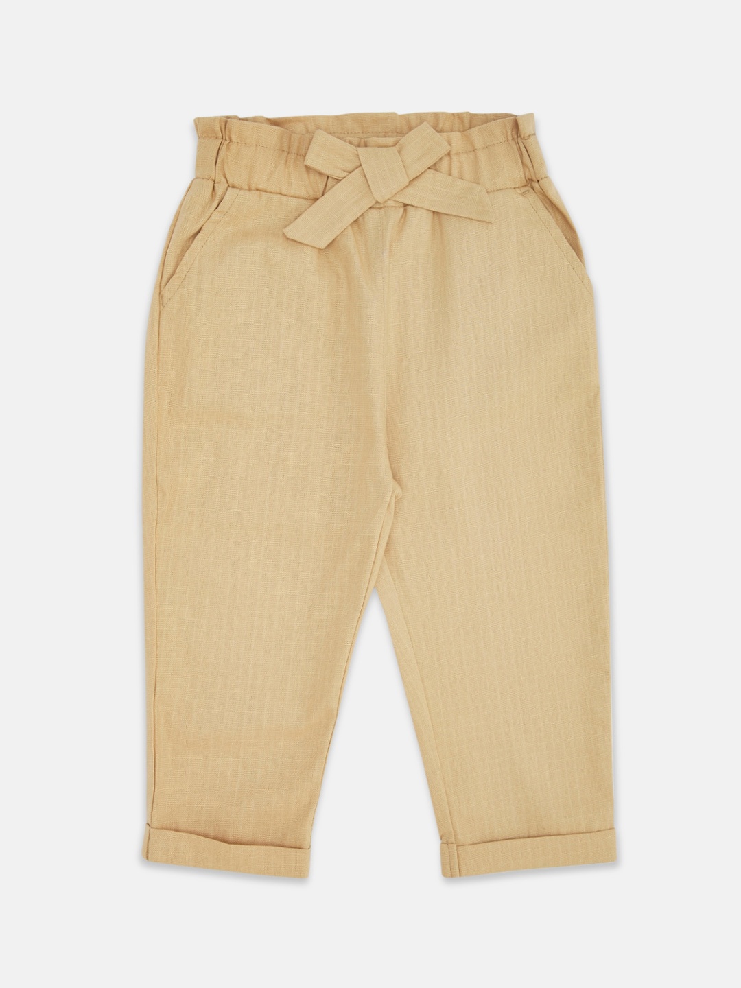 

Pantaloons Baby Girls Khaki Trousers
