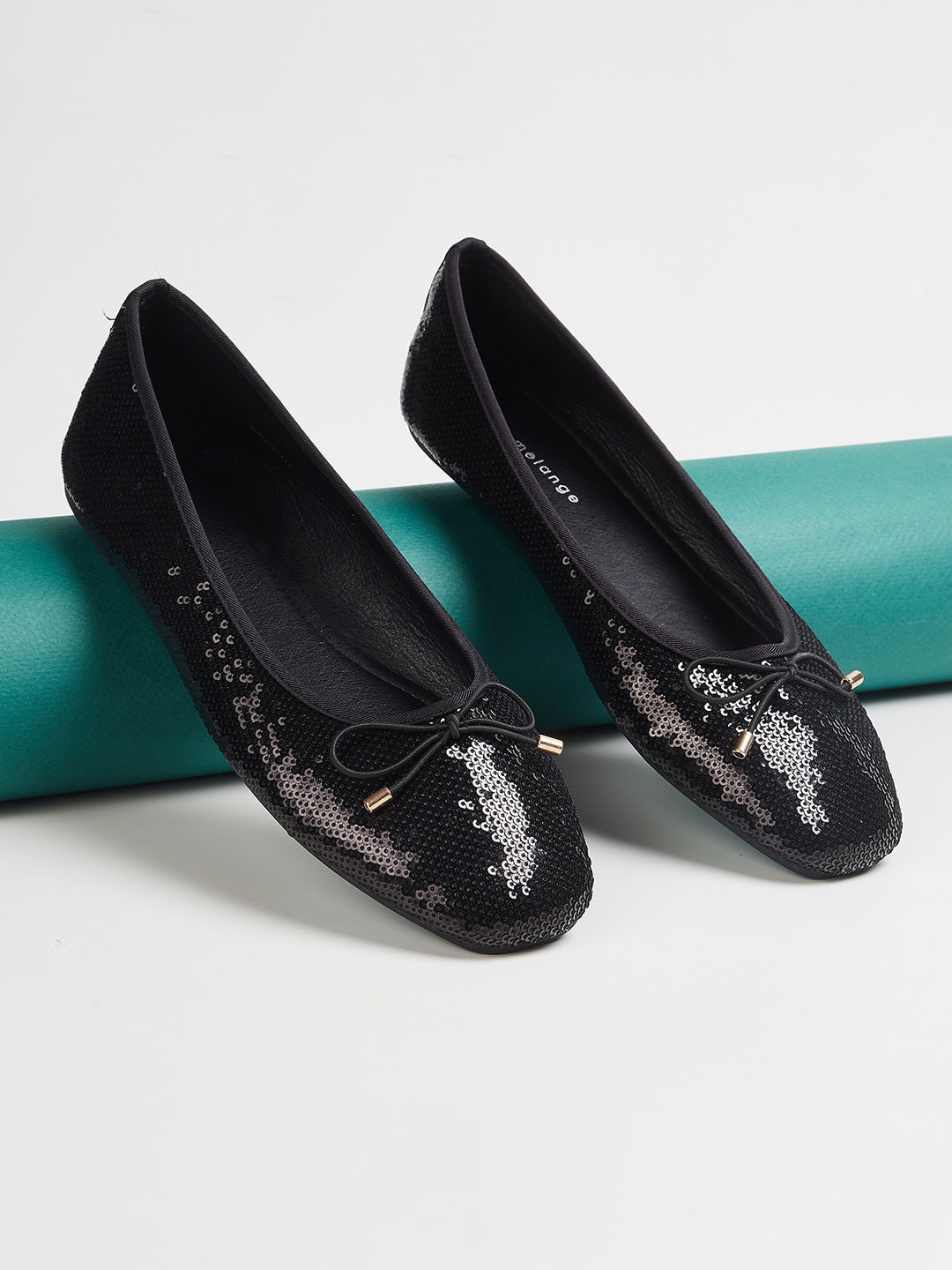 

Melange by Lifestyle Women Black Embellished Ballerinas