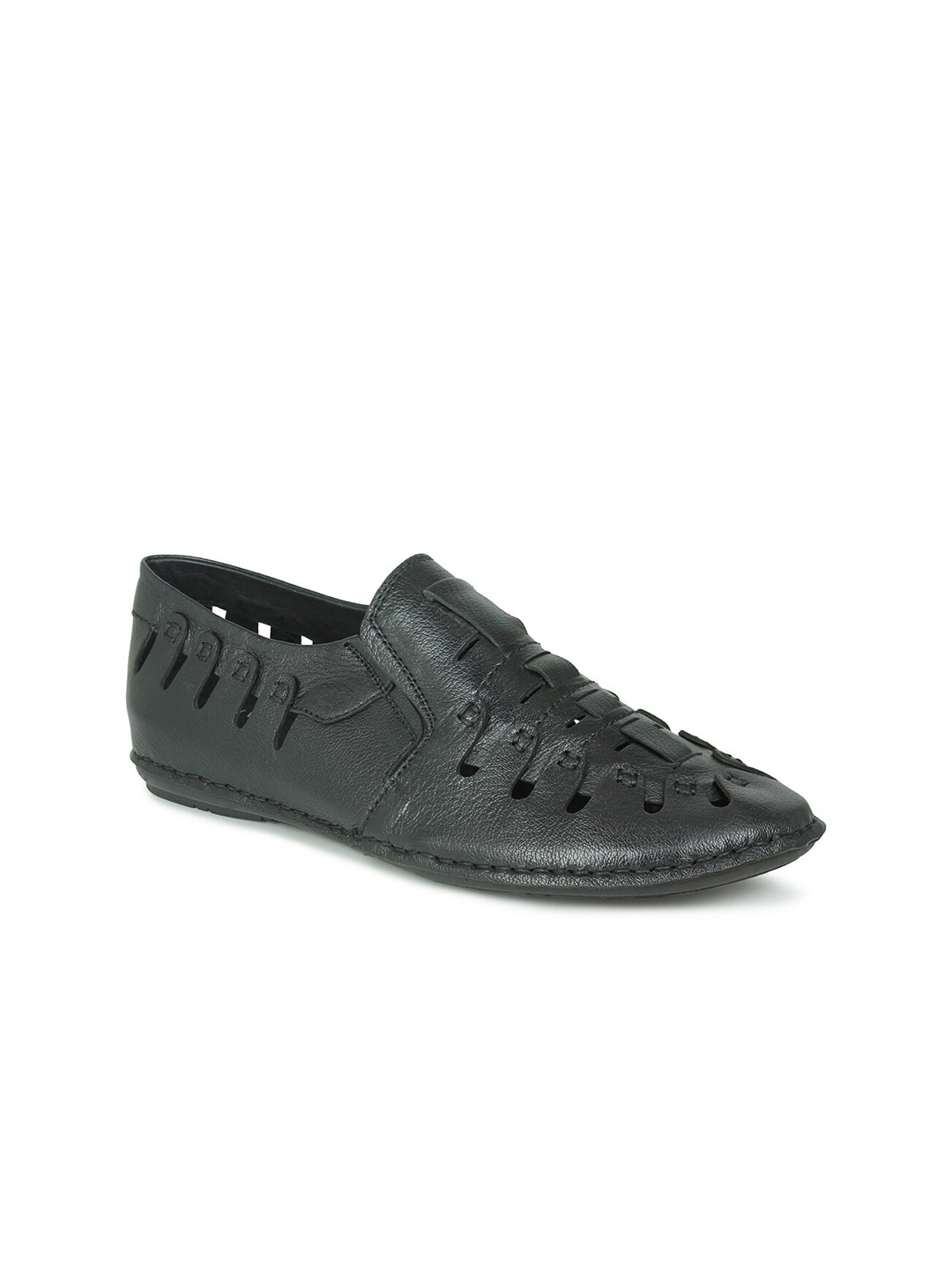 

PRIVO by Inc.5 Men Black Comfort Sandals