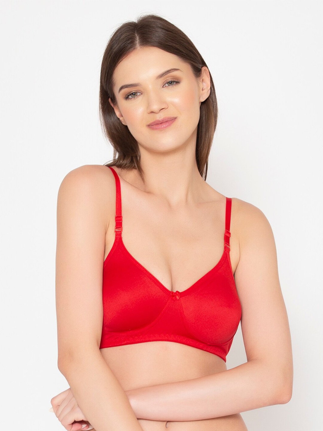 

GROVERSONS Paris Beauty Red T-Shirt Bra Full Coverage