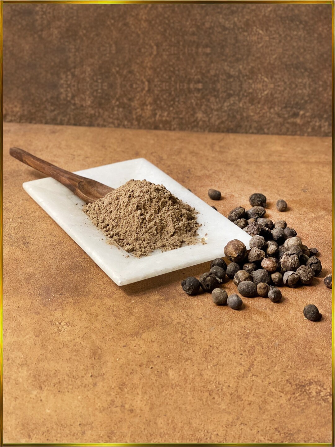 

MANA AYURVEDAM Kala Jamun Seed Powder - 100g, Beige