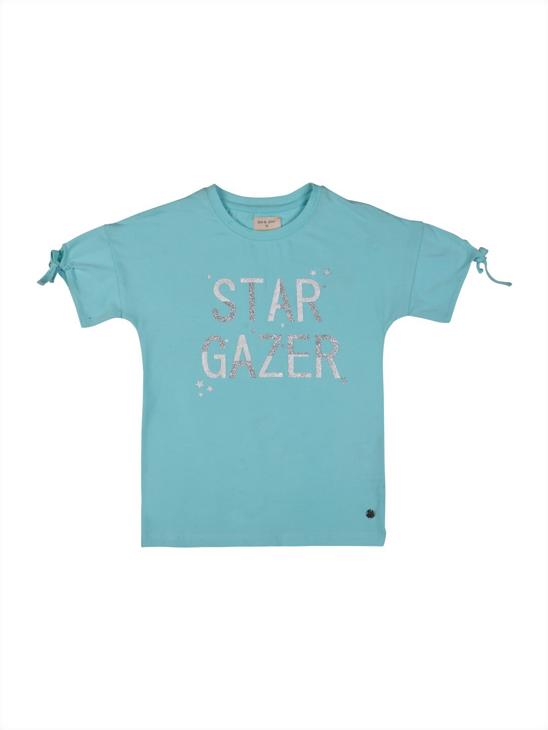 

Gini and Jony Girls Blue Printed Top