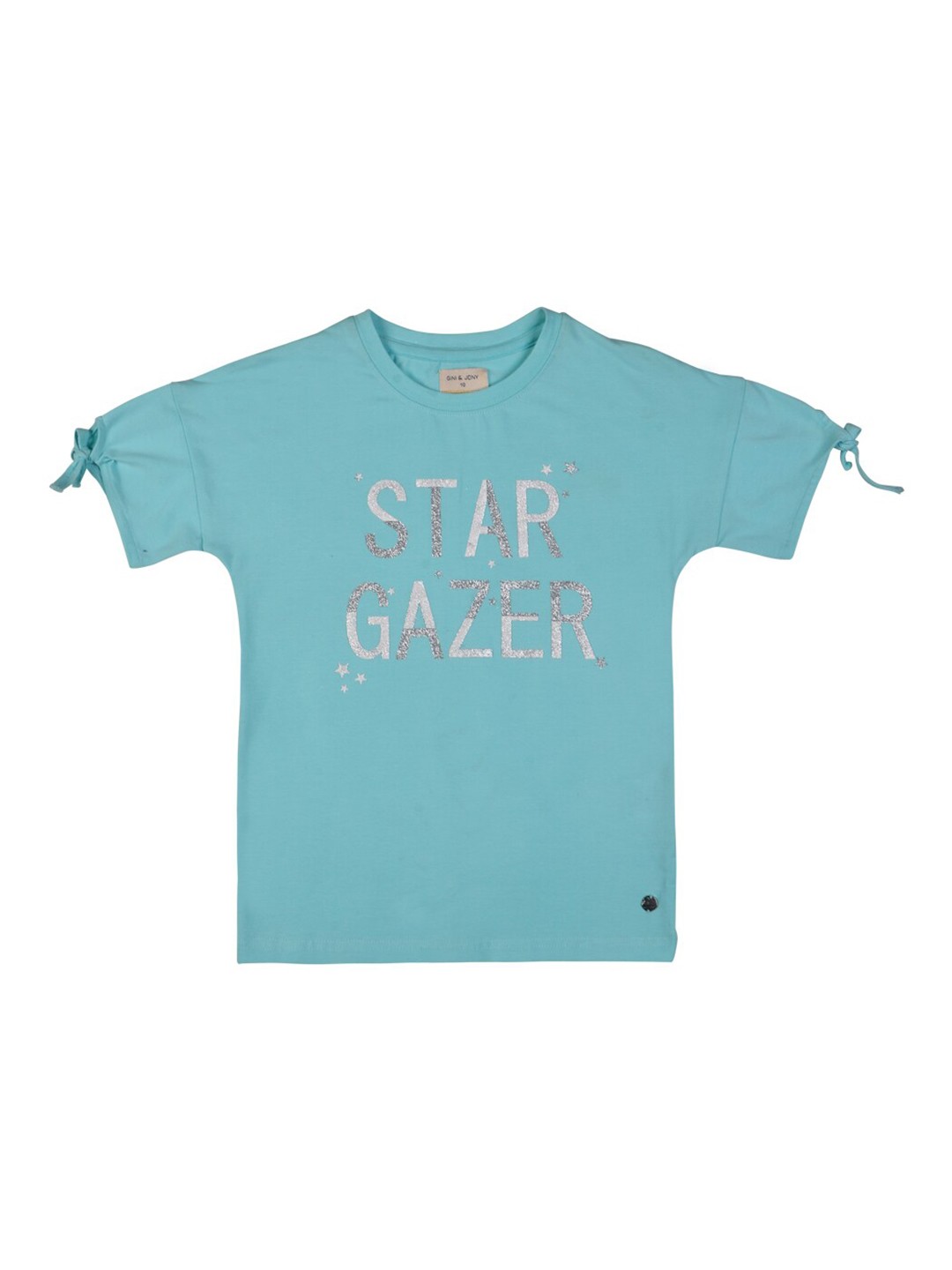 

Gini and Jony Girls Blue Printed Top