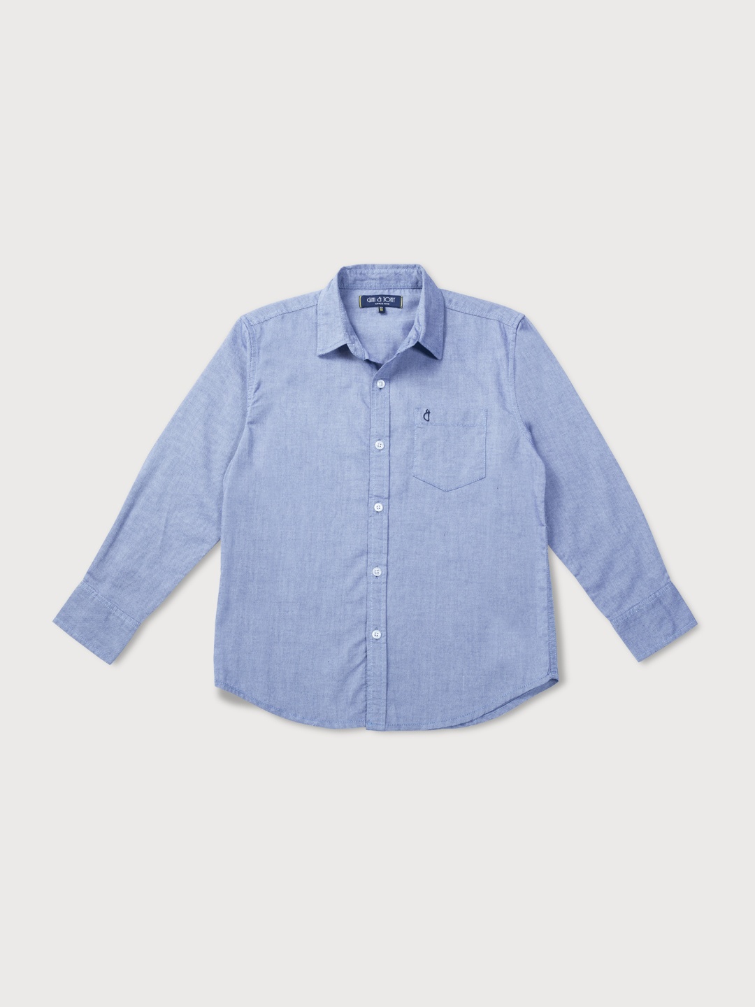 

Gini and Jony Boys Blue Classic Casual Shirt