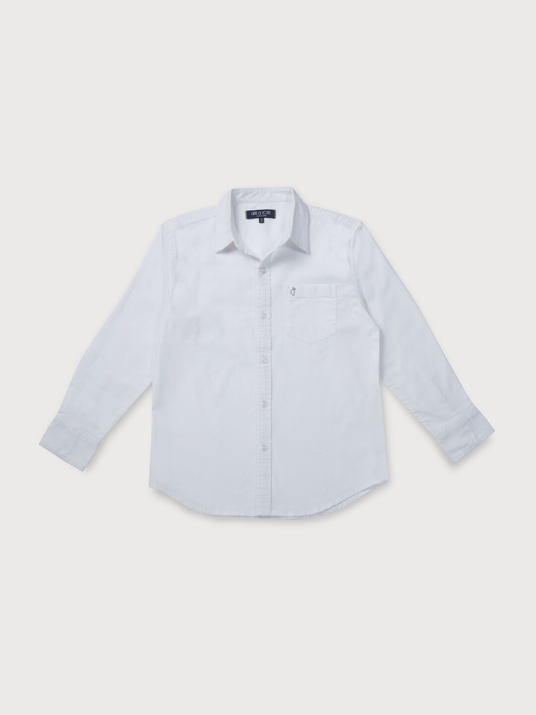 

Gini and Jony Boys White Classic Casual Shirt