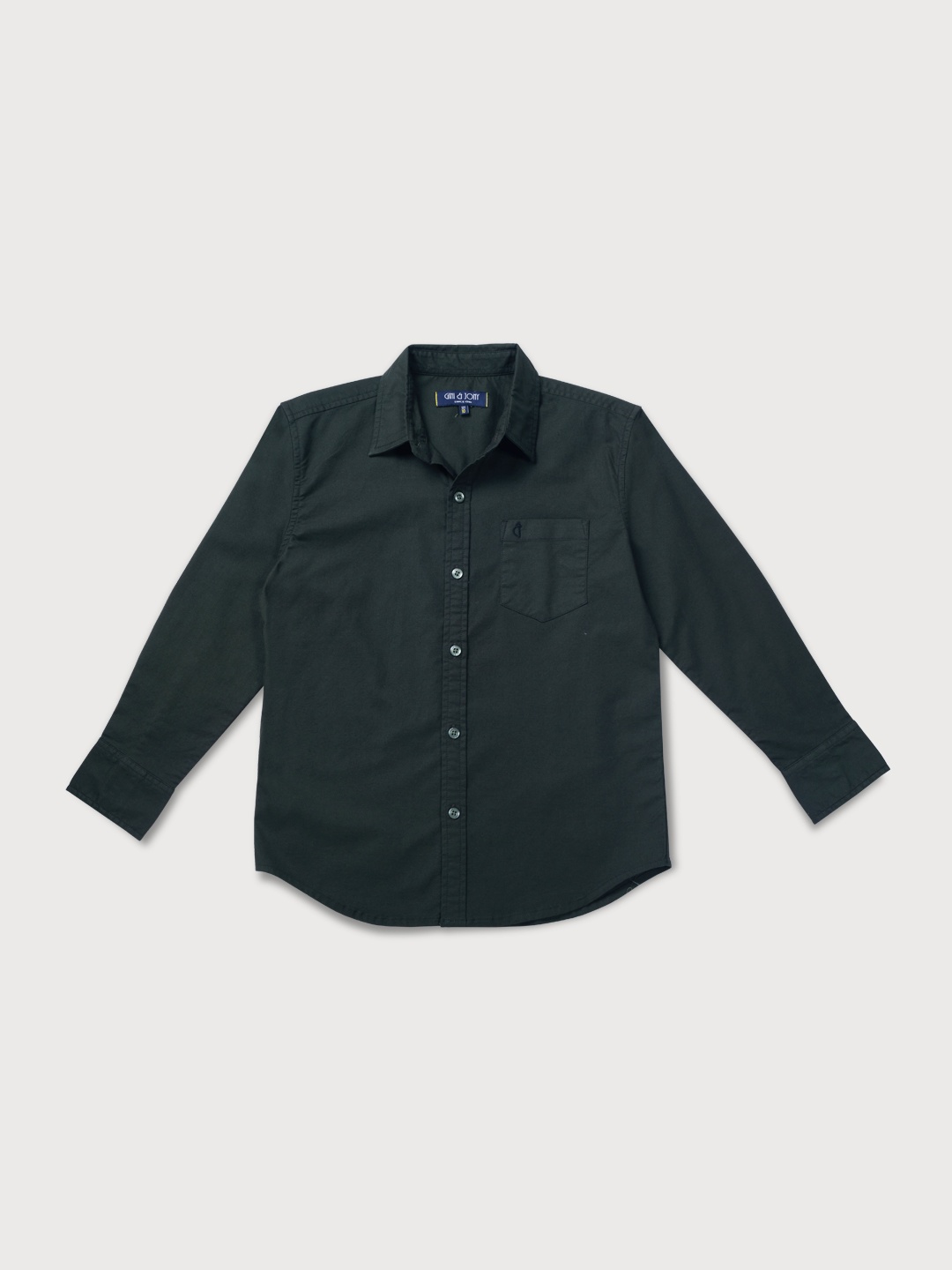 

Gini and Jony Boys Olive Green Classic Casual Shirt