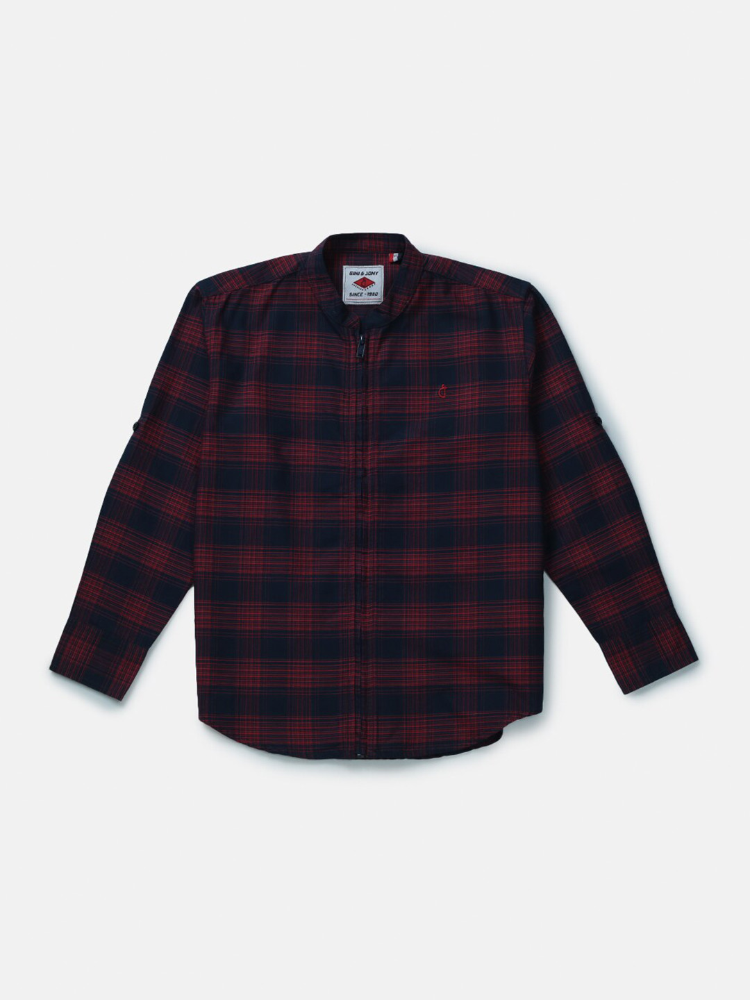 

Gini and Jony Boys Blue Classic Checked Casual Shirt