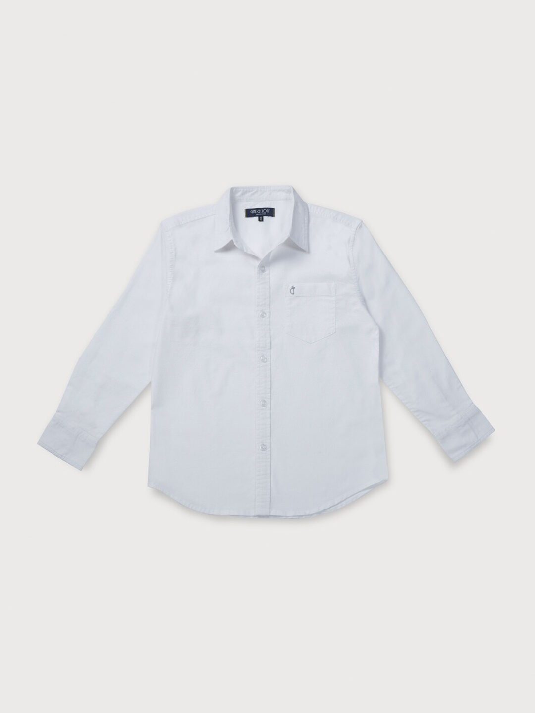 

Gini and Jony Boys White Classic Casual Shirt