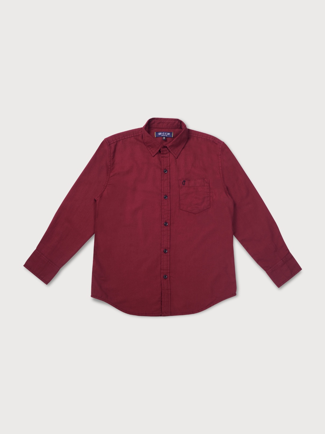 

Gini and Jony Boys Maroon Classic Casual Shirt