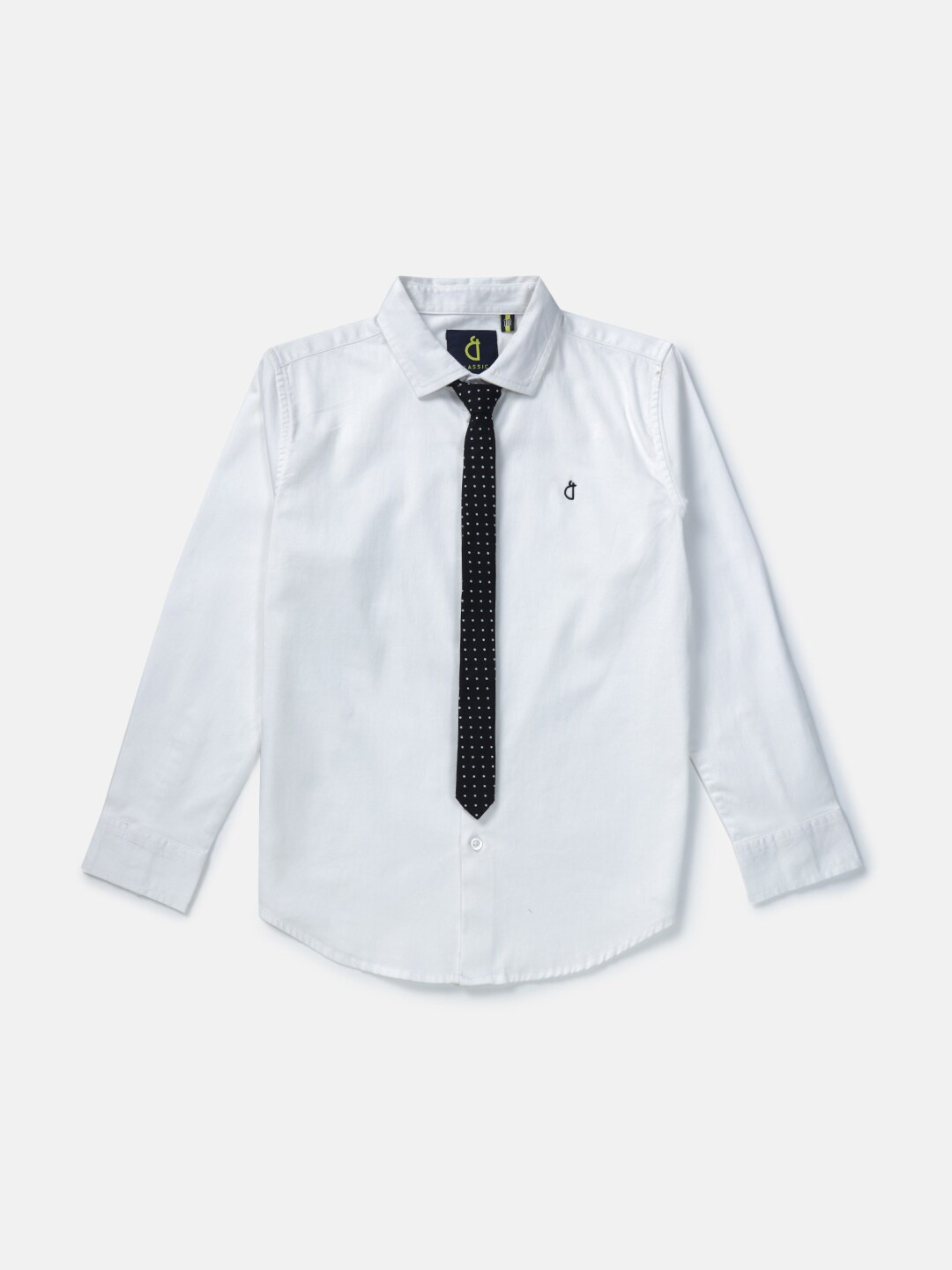 

Gini and Jony Boys White Classic Casual Shirt