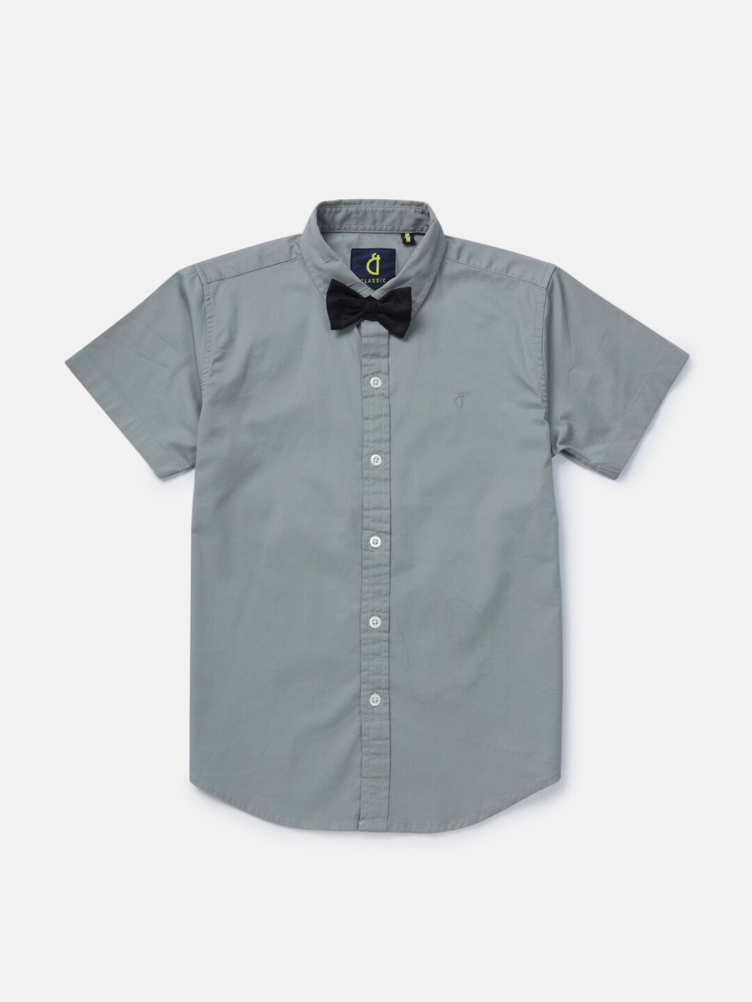 

Gini and Jony Boys Grey Classic Casual Shirt
