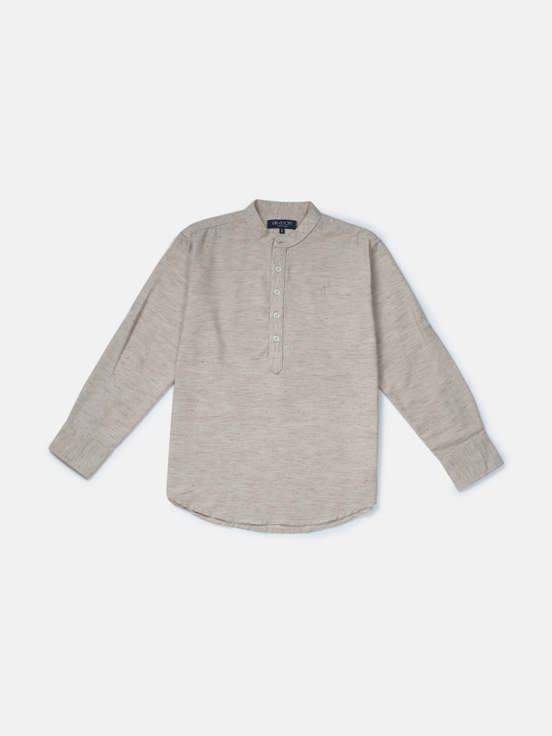 

Gini and Jony Boys Khaki Classic Casual Shirt