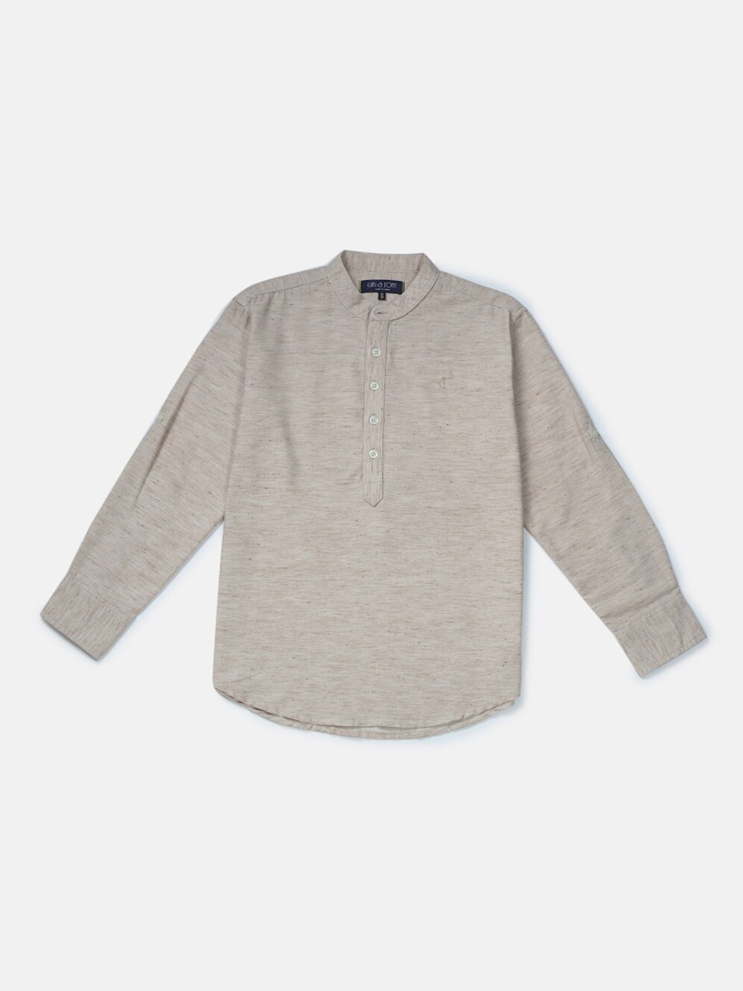

Gini and Jony Boys Khaki Classic Casual Shirt