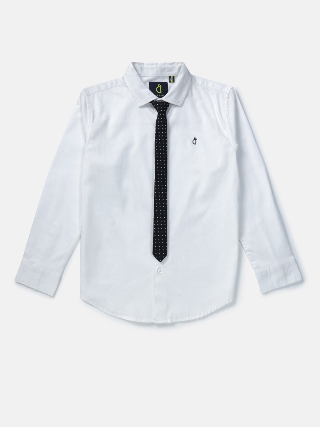 

Gini and Jony Boys White Classic Casual Shirt