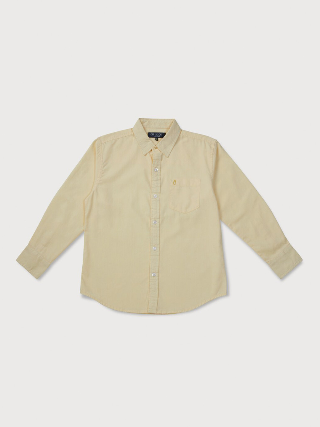 

Gini and Jony Boys Yellow Classic Casual Shirt
