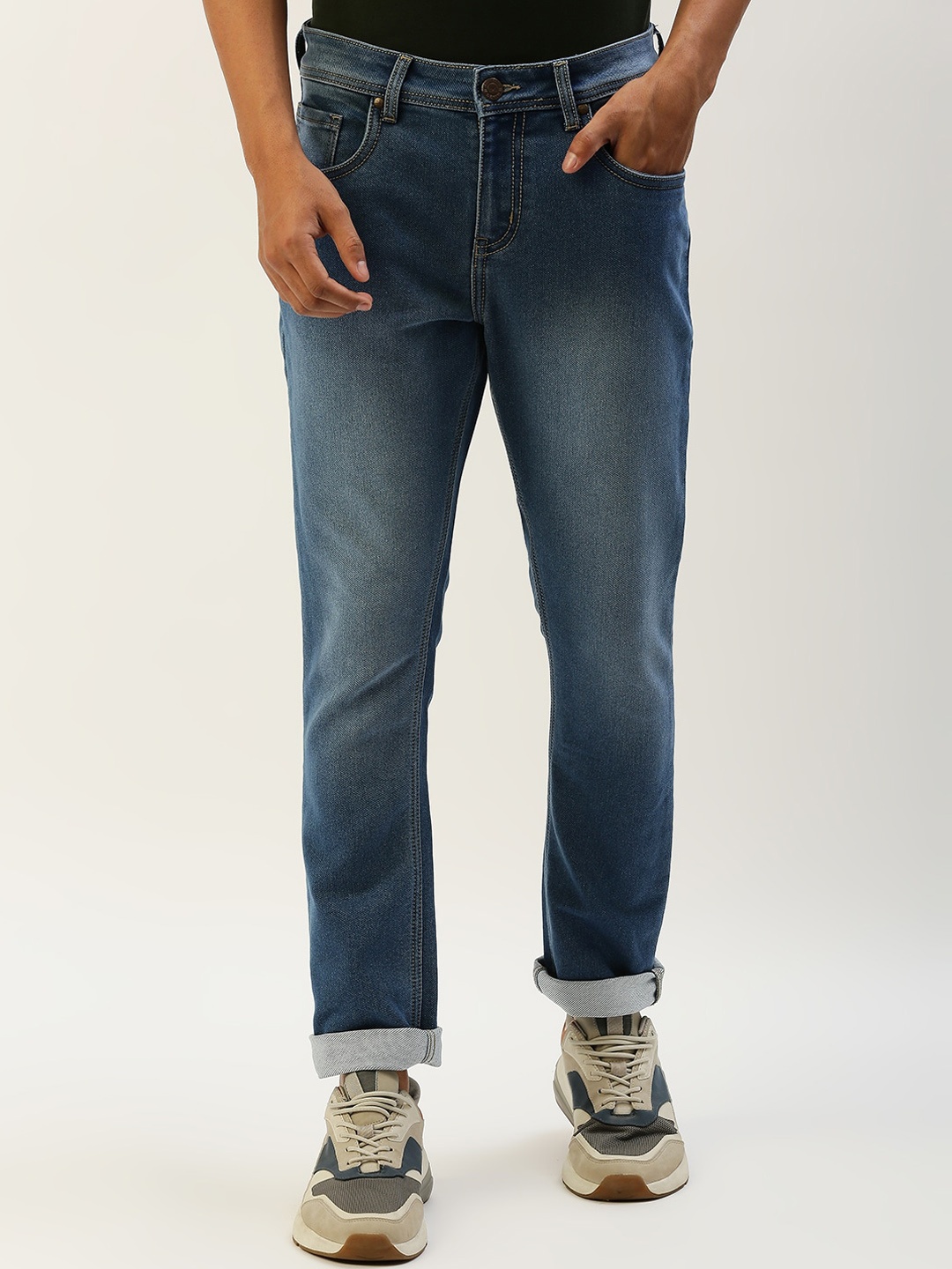 

High Star Men Blue Slim Fit Light Fade Stretchable Jeans