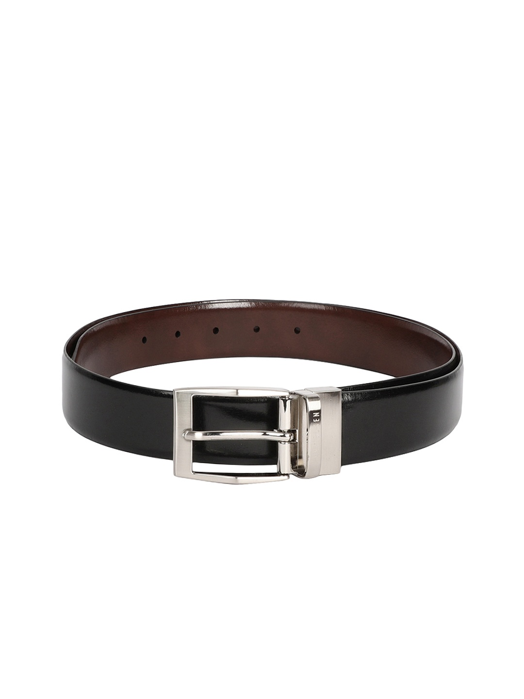 

Van Heusen Men Black Leather Belt