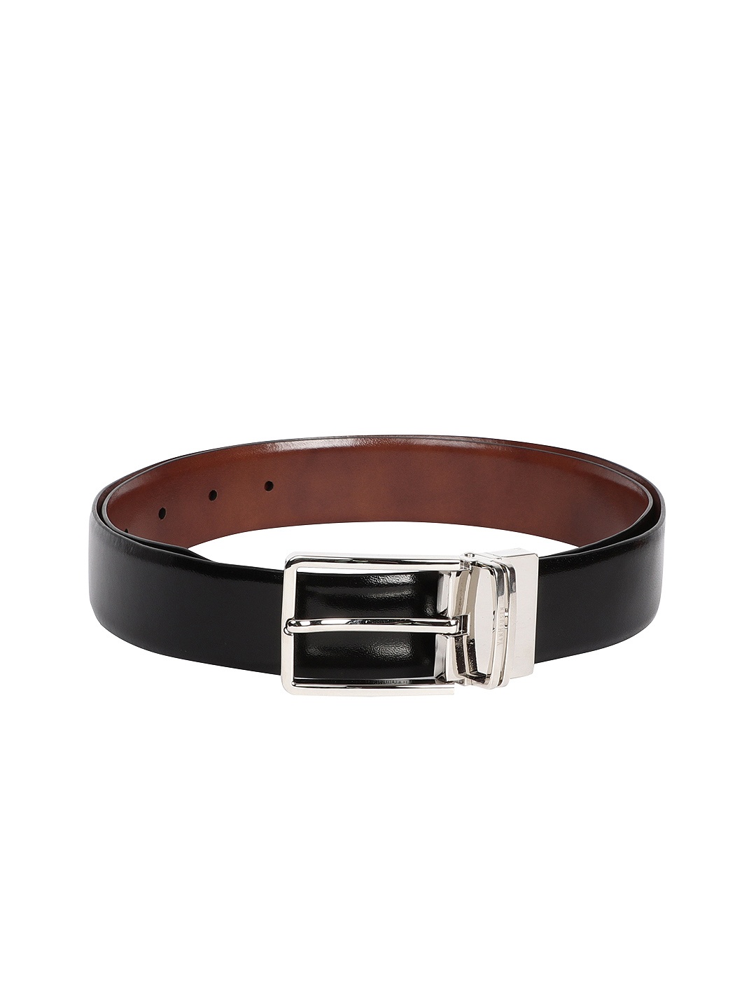 

Van Heusen Men Black Leather Belt