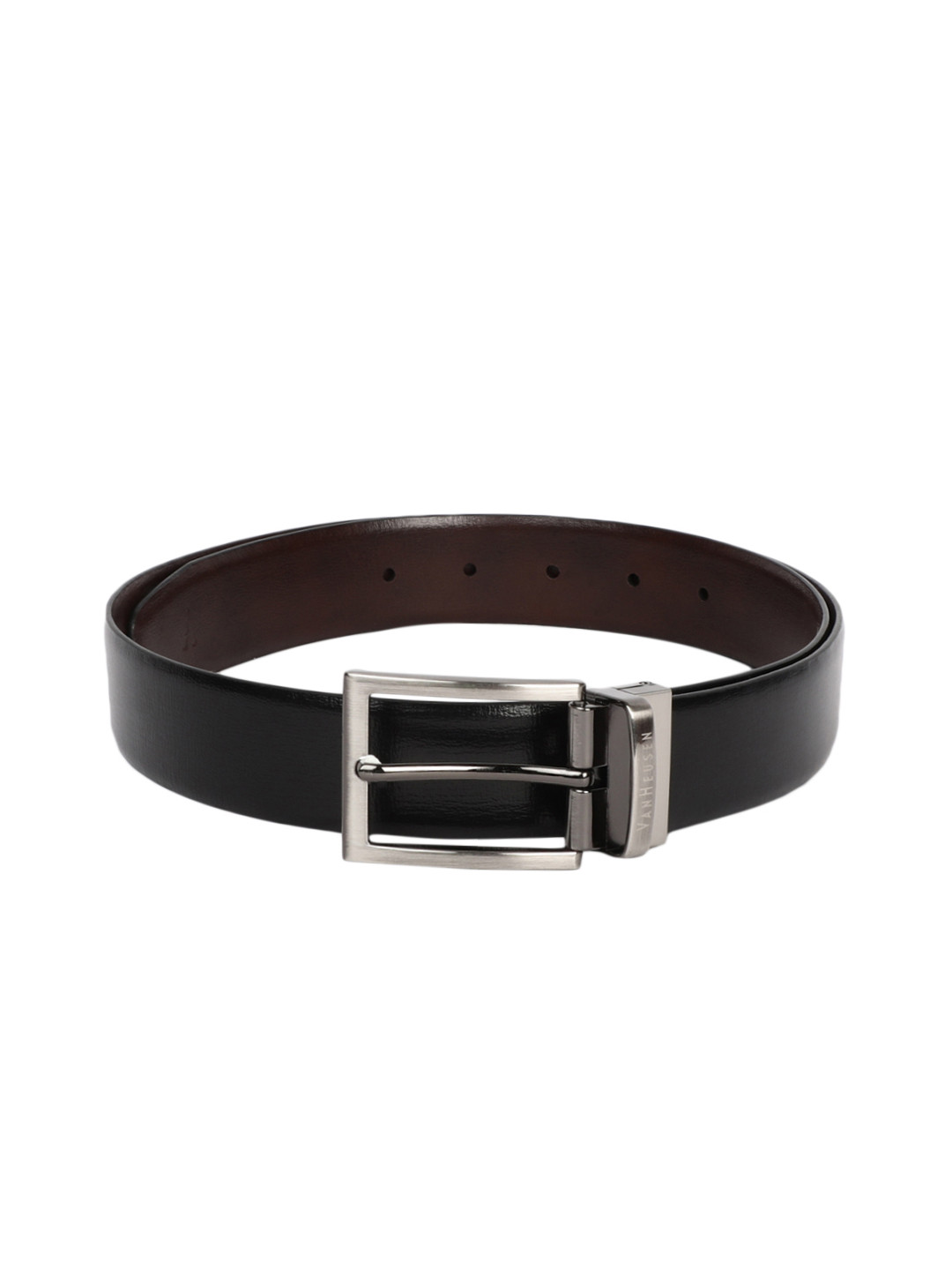 

Van Heusen Men Black & Brown Reversible Leather Belt