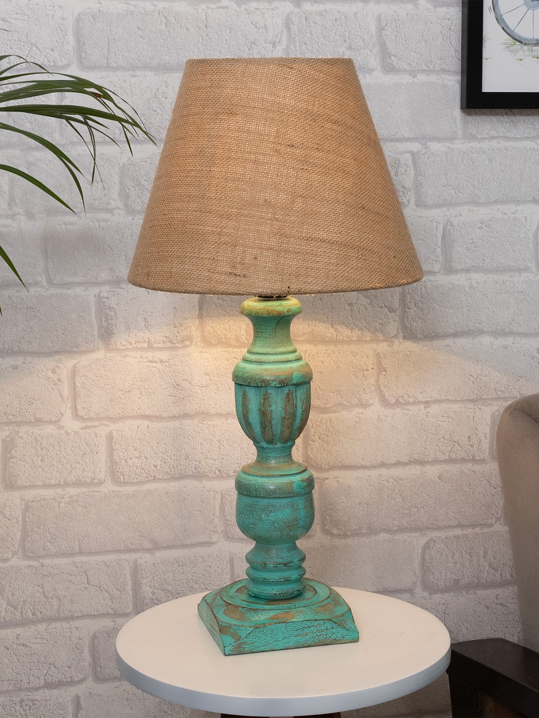 

Homesake Biege Table Lamp with Jute Shade, Beige