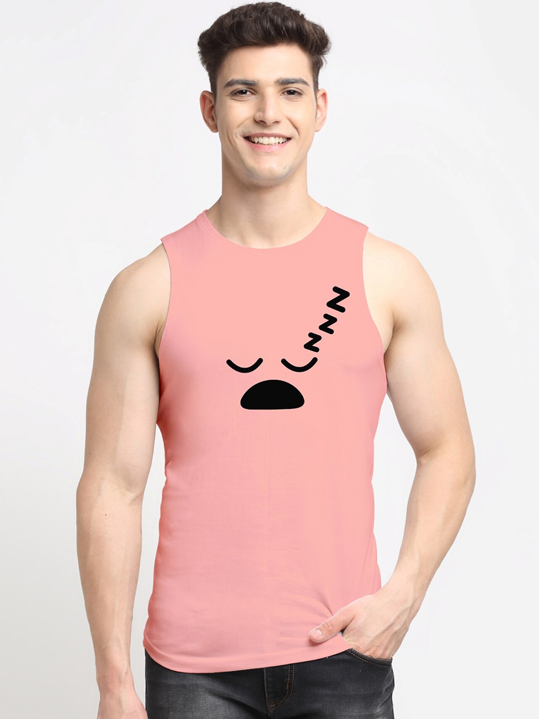 

Friskers Men Coral Printed Pure Cotton Innerwear Vests
