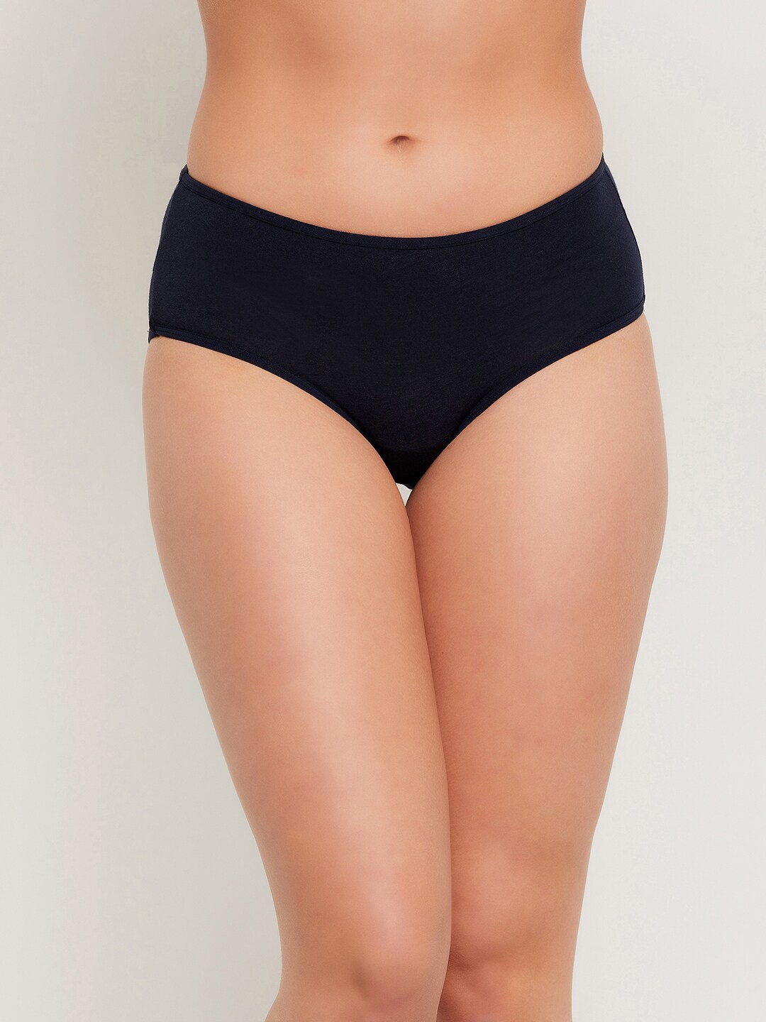 

Clovia Women Blue Printed Cotton Hipster Briefs