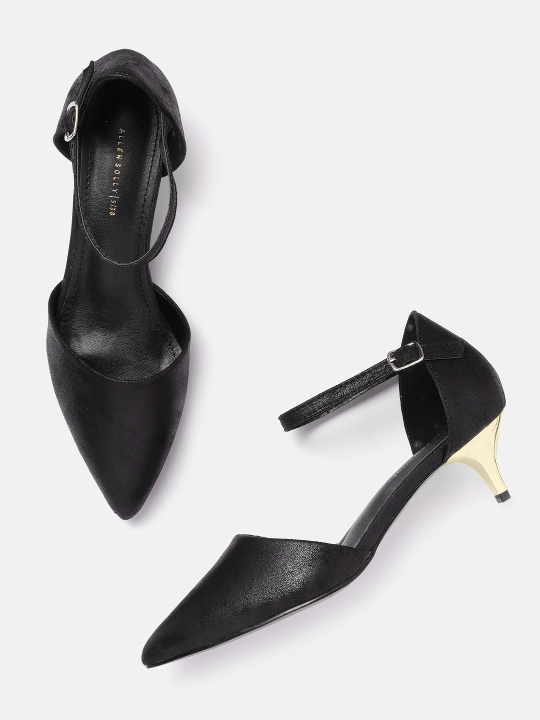 

Allen Solly Black Solid Pumps