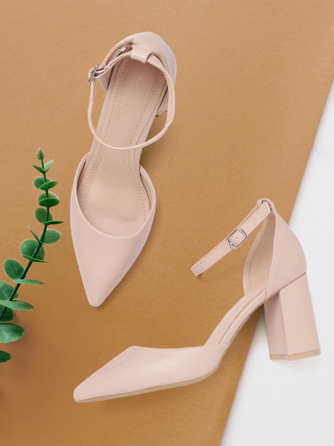 

Allen Solly Women Nude-Coloured Solid Pumps
