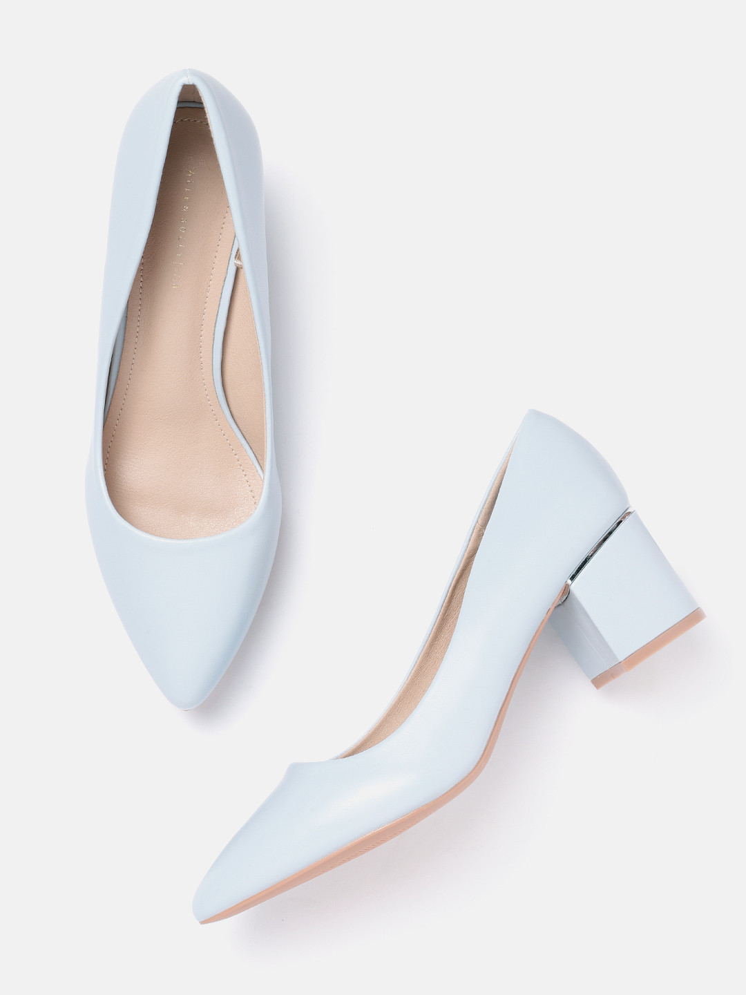 

Allen Solly Blue Solid Pumps