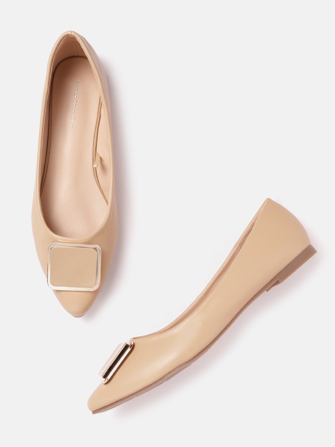 

Allen Solly Women Nude-Coloured Solid Ballerinas