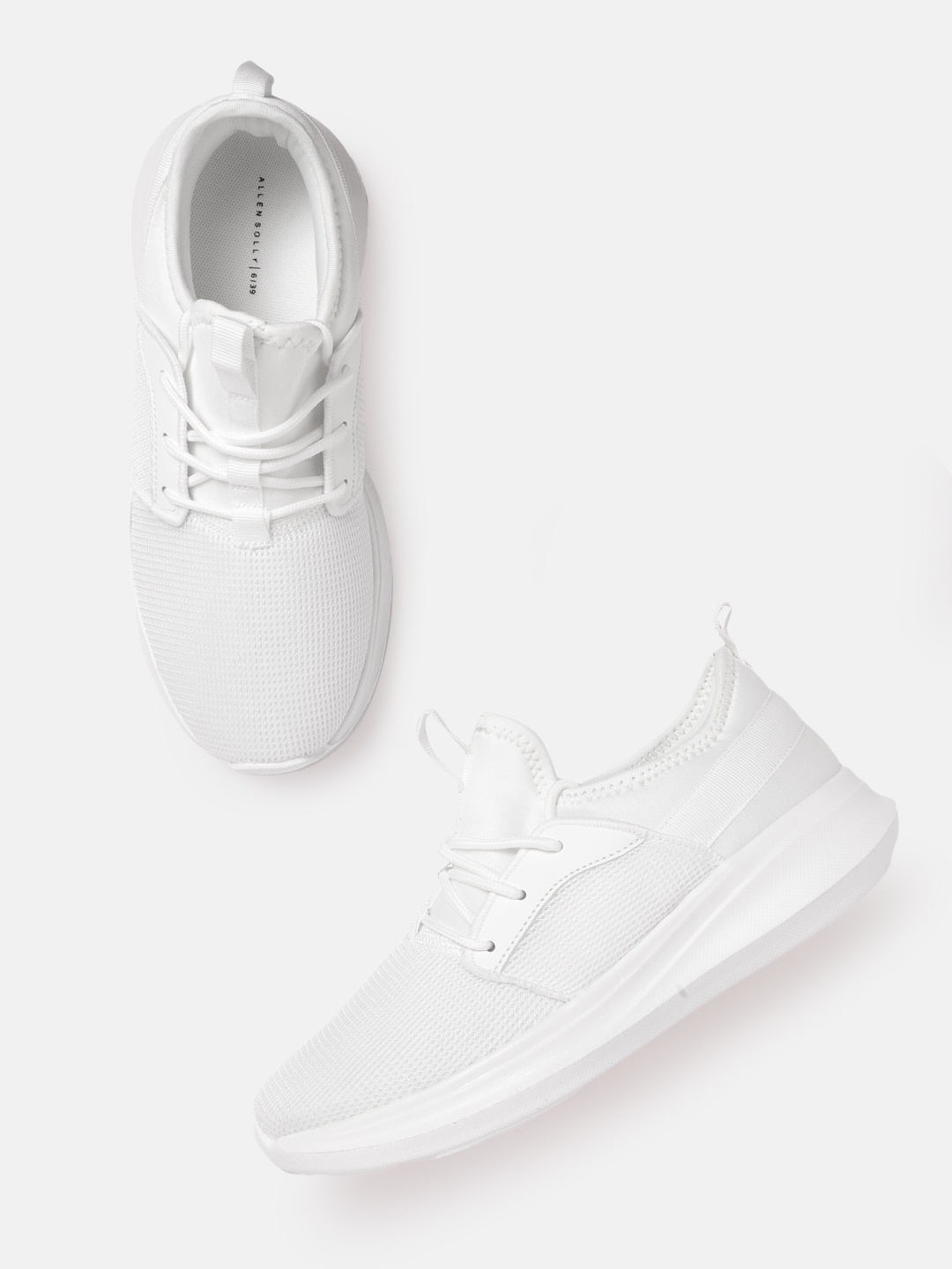 

Allen Solly Women White Woven Design Sneakers