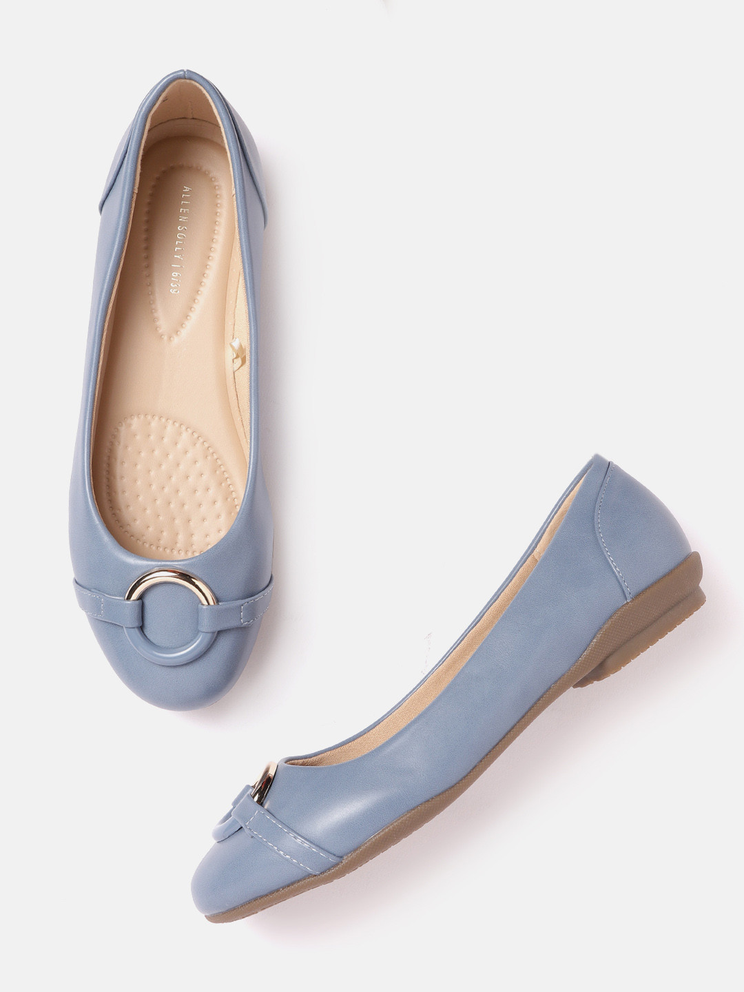 

Allen Solly Women Grey Solid Ballerinas