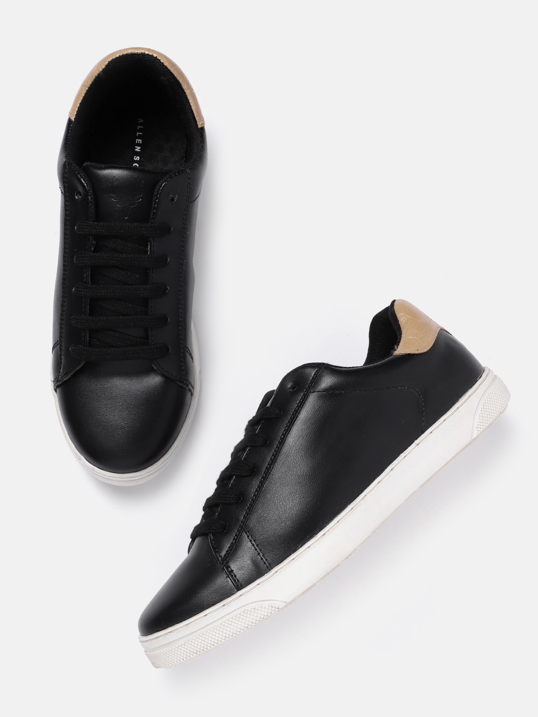 

Allen Solly Women Contrast Sole Sneakers, Black