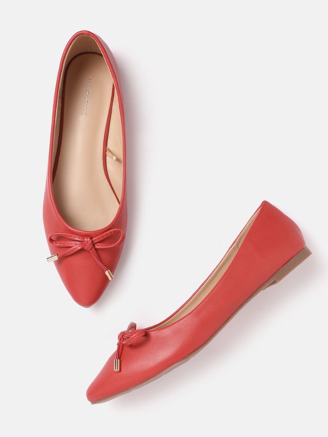 

Allen Solly Women Red Solid Ballerinas with Bows Detail