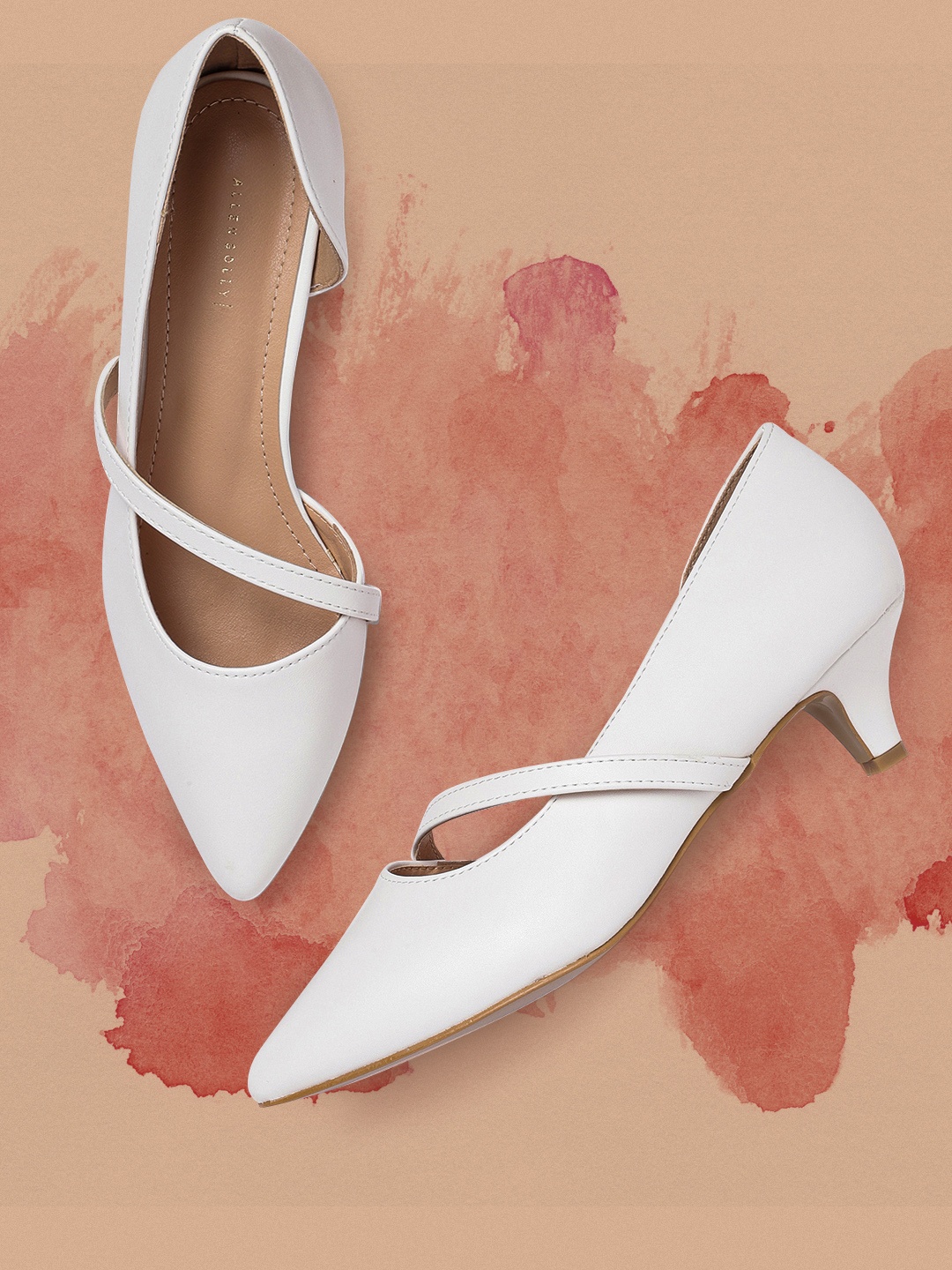 

Allen Solly Women White Solid Pumps