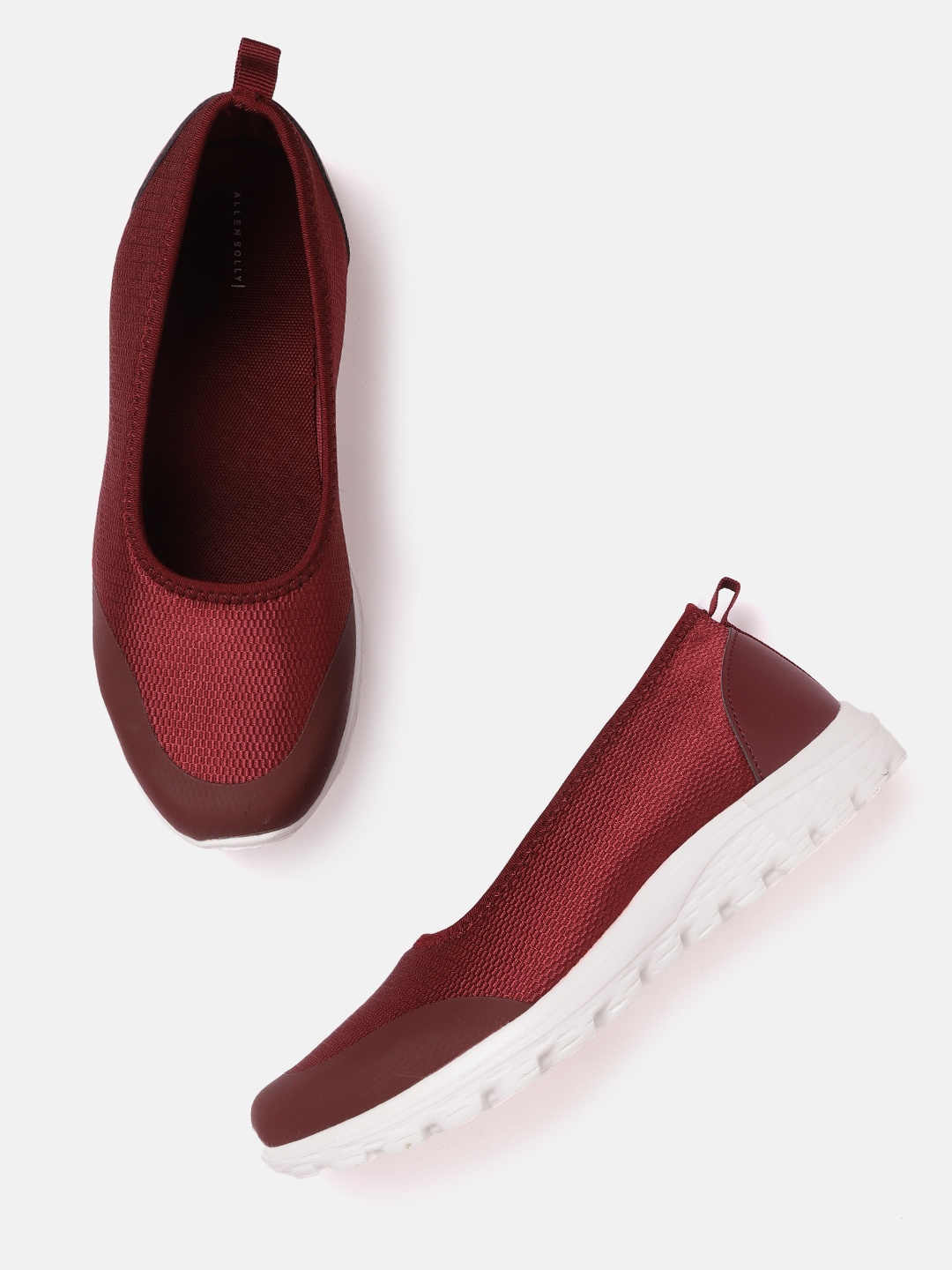 

Allen Solly Women Maroon Woven Design Sneakers