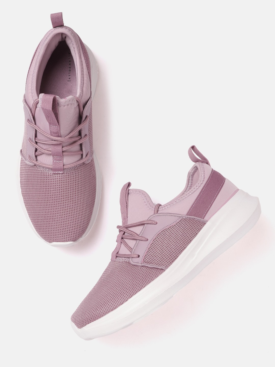 

Allen Solly Women Mauve Woven Design Sneakers