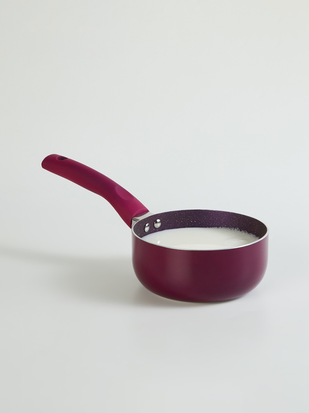 

Home Centre Purple Solid Aluminium Milk Pan 16 CM