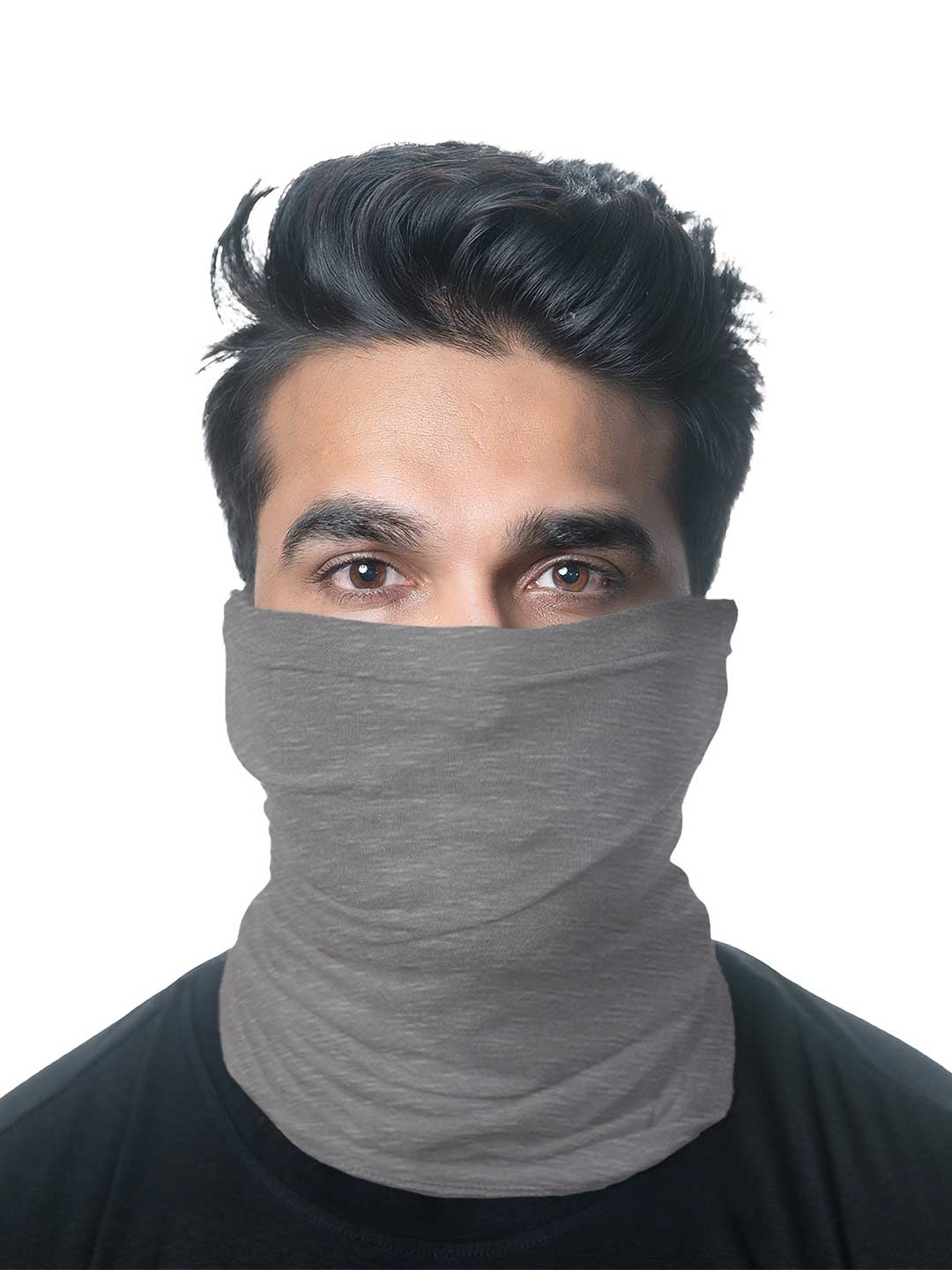 

Heelium Unisex Bamboo Soft Odour-free & Breathable Multipurpose Bandana, Grey